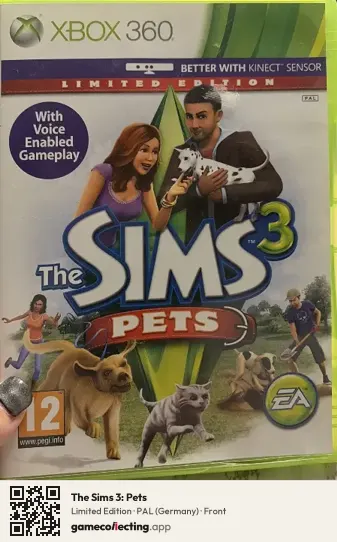 The Sims 3: Pets Xbox 360, Germany box front