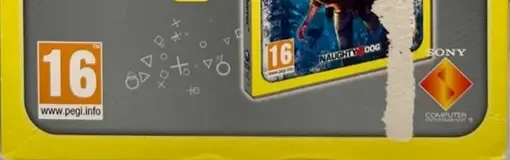 Uncharted Dual Pack, the PEGI square on its front