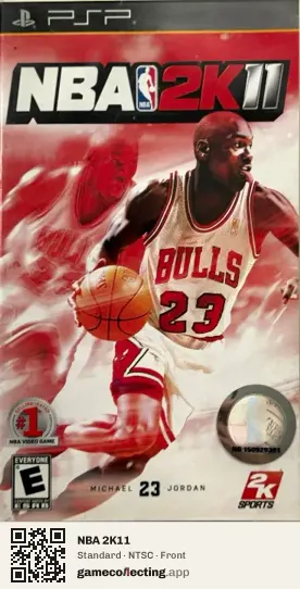 NBA 2K11 PlayStation Portable, NTSC box front