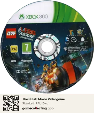 The LEGO Movie Videogame Xbox 360, PAL disc