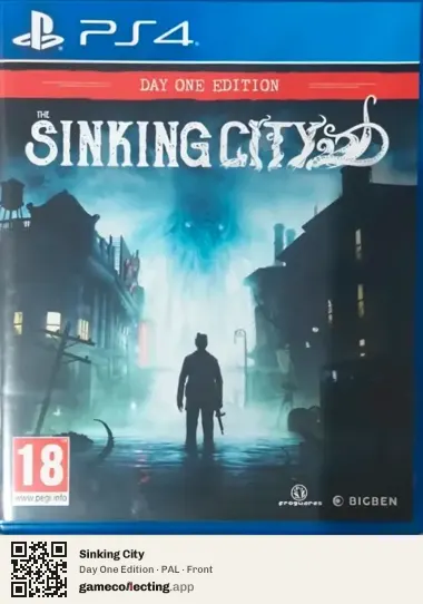 Sinking City PlayStation 4, PAL box front
