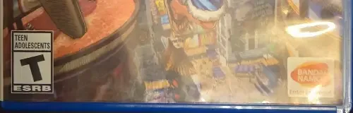 One Piece: World Seeker, the ESRB box on its front