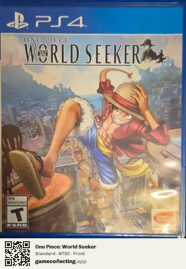 One Piece: World Seeker PlayStation 4, NTSC box front