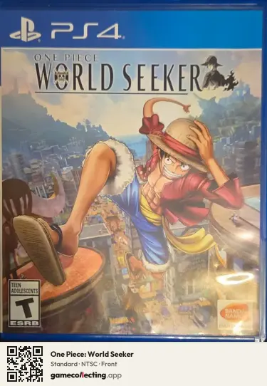 One Piece: World Seeker PlayStation 4, NTSC box front