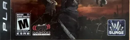 Afro Samurai, the ESRB box on its front