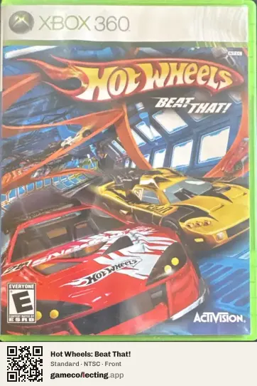 Hot Wheels: Beat That! Xbox 360, NTSC box front