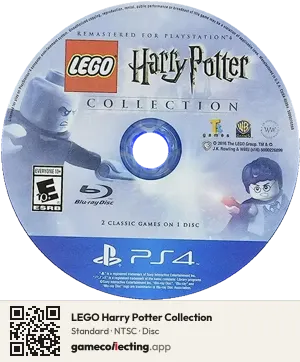 LEGO Harry Potter Collection PlayStation 4, NTSC disc