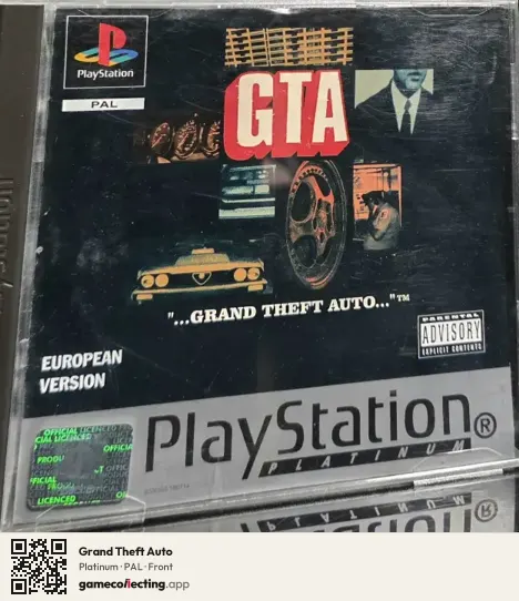 Grand Theft Auto PlayStation, PAL box front