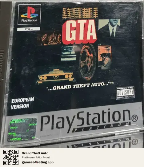 Grand Theft Auto PlayStation, PAL box front