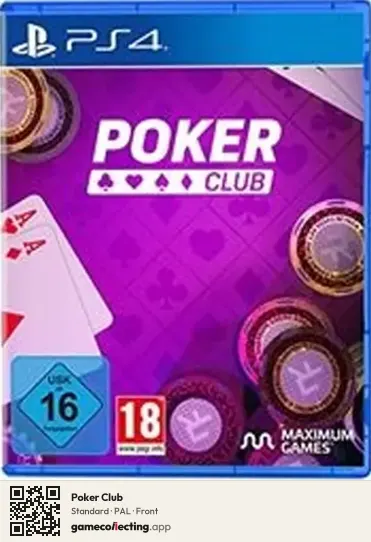 Poker Club PlayStation 4, PAL box front