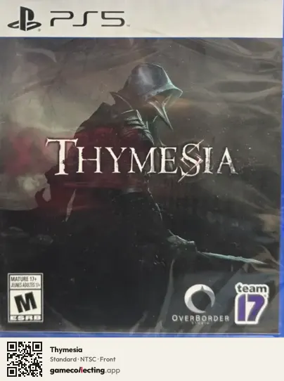 Thymesia PlayStation 5, NTSC box front