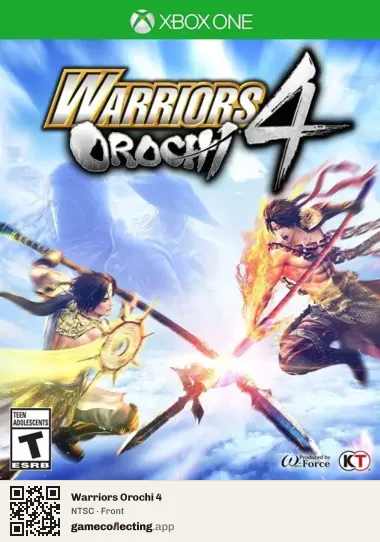 Warriors Orochi 4 Xbox One, NTSC box front