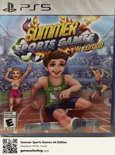 Summer Sports Games: 4K Edition PlayStation 5, NTSC box front