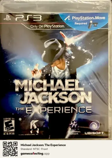Michael Jackson: The Experience PlayStation 3, NTSC box front