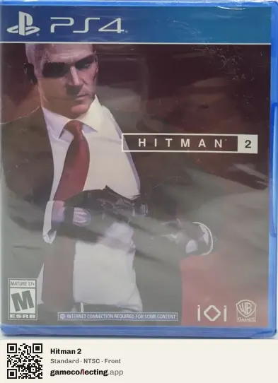 Hitman 2 PlayStation 4, NTSC box front