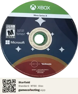 Starfield Xbox Series X, NTSC disc