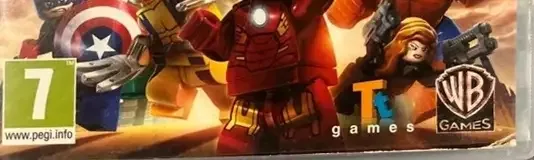 LEGO Marvel Super Heroes, the PEGI square on its front