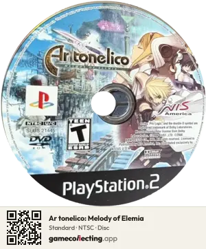 Ar tonelico: Melody of Elemia PlayStation 2, NTSC disc
