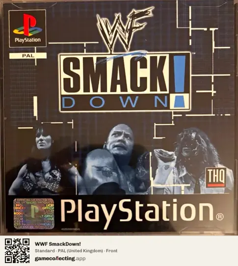 WWF SmackDown! PlayStation, United Kingdom box front