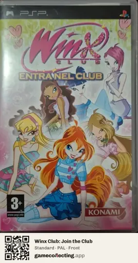 Winx Club: Join the Club PlayStation Portable, PAL box front