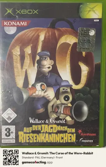 Wallace & Gromit: The Curse of the Were-Rabbit Xbox, Germany box front