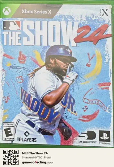 MLB The Show 24 Xbox Series X, NTSC box front