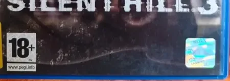 Silent Hill 3, the PEGI square on its front