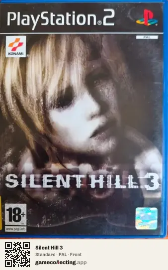 Silent Hill 3 PlayStation 2, PAL box front