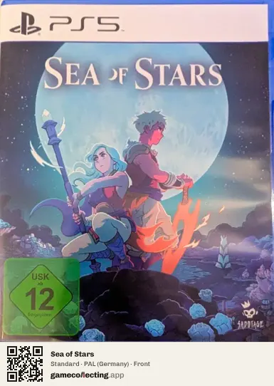 Sea of Stars PlayStation 5, Germany box front