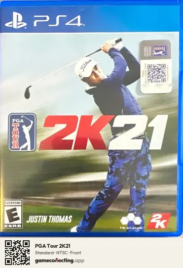 PGA Tour 2K21 PlayStation 4, NTSC box front