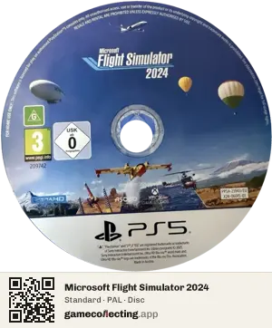 Microsoft Flight Simulator 2024 PlayStation 5, PAL disc