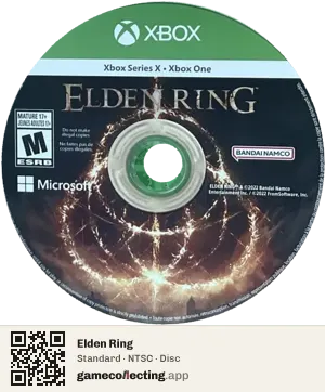 Elden Ring Xbox Series X, NTSC disc