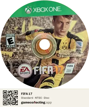 FIFA 17 Xbox One, NTSC disc