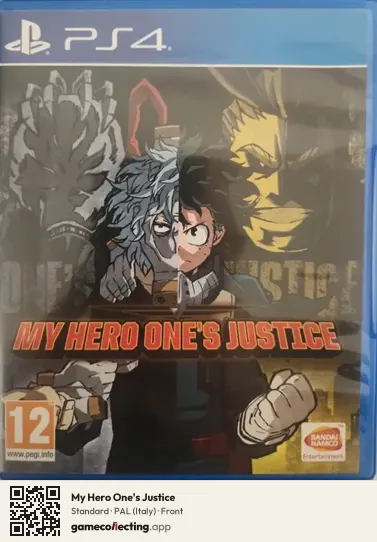 My Hero One's Justice PlayStation 4, Italy box front