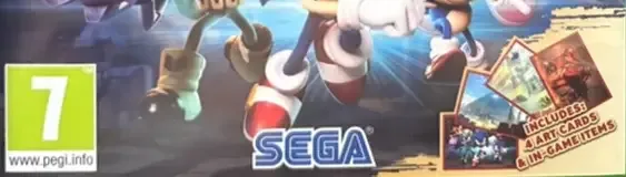 Sonic Forces, the USK square on its front