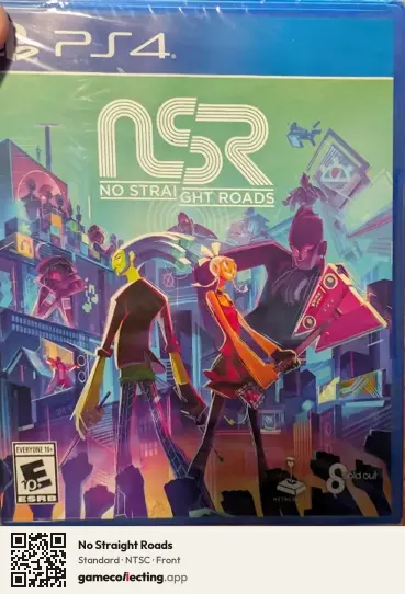 No Straight Roads PlayStation 4, NTSC box front