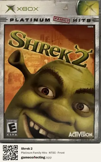 Shrek 2 Xbox, NTSC box front