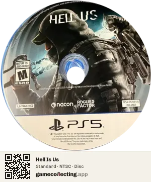 Hell Is Us PlayStation 5, NTSC disc
