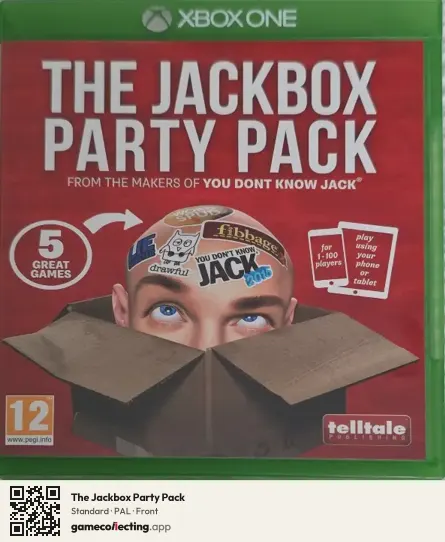 The Jackbox Party Pack Xbox One, PAL box front