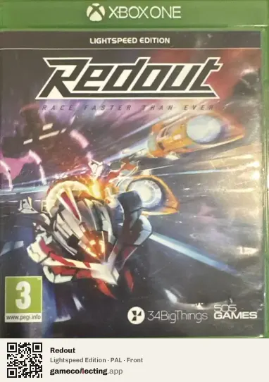 Redout Xbox One, PAL box front