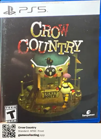 Crow Country PlayStation 5, NTSC box front