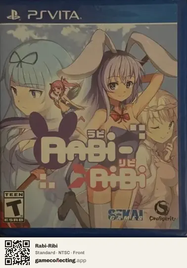 Rabi-Ribi PlayStation Vita, NTSC box front