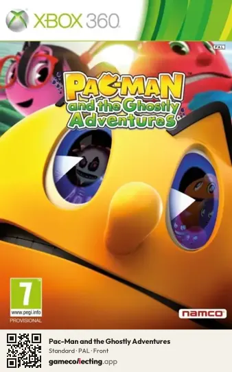 Pac-Man and the Ghostly Adventures Xbox 360, PAL box front
