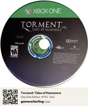 Torment: Tides of Numenera Xbox One, NTSC disc