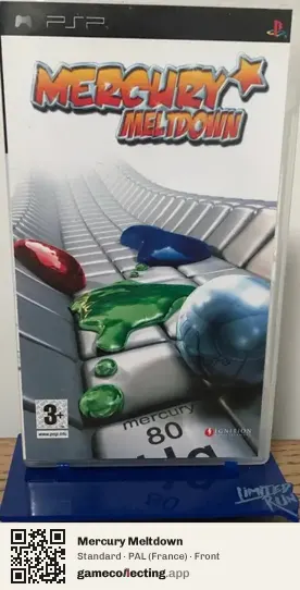 Mercury Meltdown PlayStation Portable, France box front