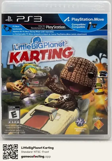 LittleBigPlanet Karting PlayStation 3, NTSC box front