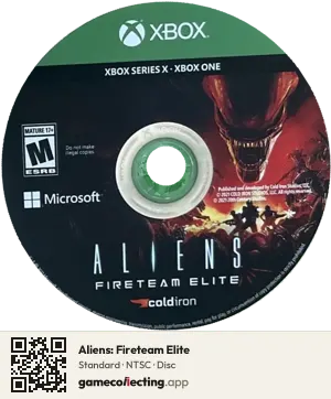 Aliens: Fireteam Elite Xbox Series X, NTSC disc
