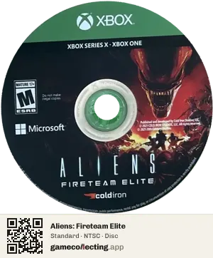 Aliens: Fireteam Elite Xbox Series X, NTSC disc