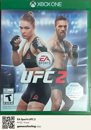 EA Sports UFC 2 Xbox One, NTSC box front