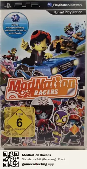ModNation Racers PlayStation Portable, Germany box front